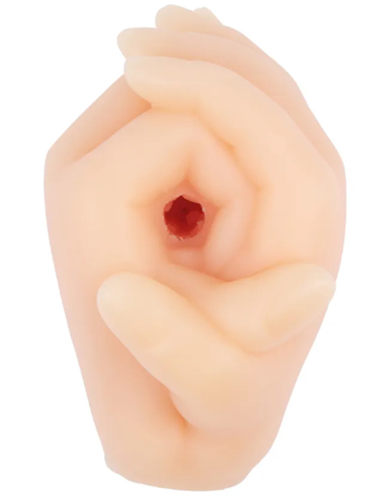 Мастурбатор вагина+кулачок, телесный, 80x75x125 мм