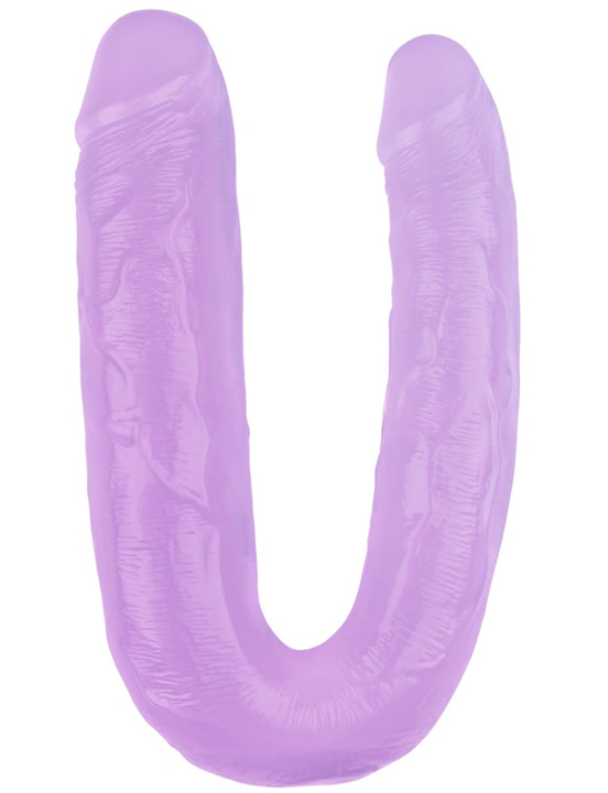 Фаллоимитатор сдвоенный-гигант, фиолетовый