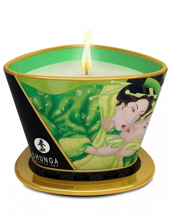 Массажная свеча Exotic Green Tea, «Зеленый чай», 170 мл