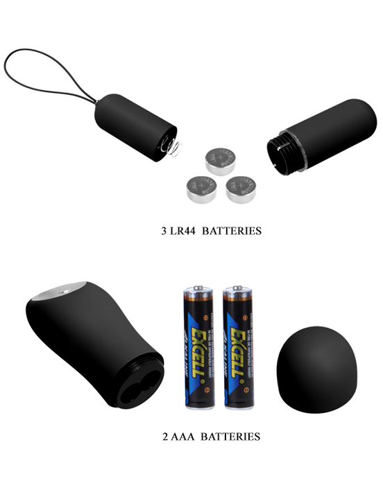 Вибропуля Magic X20 с дистанционным пультом, 20 видов вибрации, чёрная, 20x76 мм