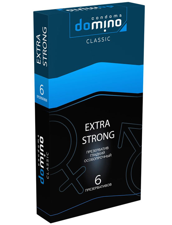 Презервативы DOMINO CLASSIC Extra Strong, 6 шт.