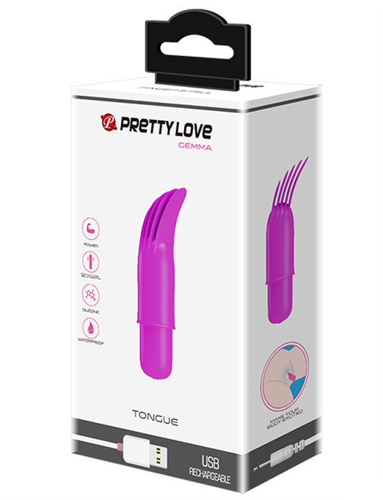 Мини-вибратор GEMMA с памятью, 12 видов вибрации, 21x88 мм