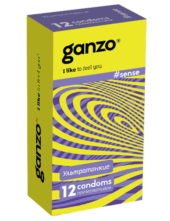 Презервативы GANZO New Sense, 12 шт.