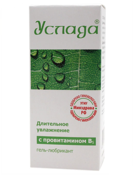 Гель-лубрикант «Услада» с провитамином В5, 30 г