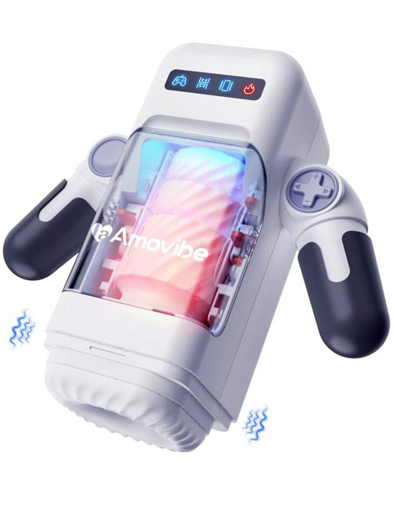 Инновационный робот-мастурбатор Game Cup, белый
