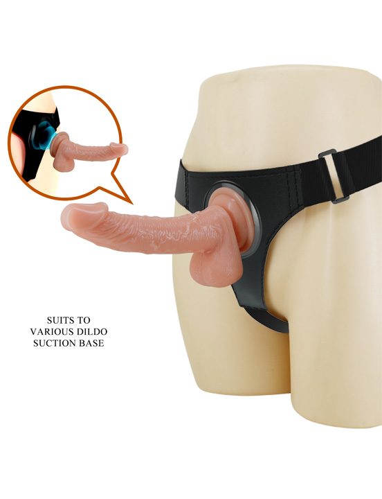Фаллоимитатор с поясом Harness Briefs, телесный
