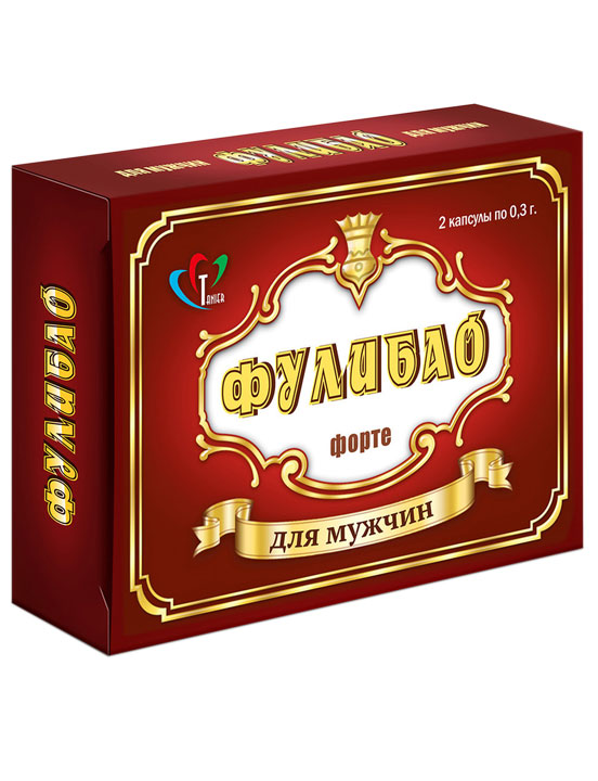 Капсулы Фулибао ФОРТЕ, 2 капсулы по 0,03