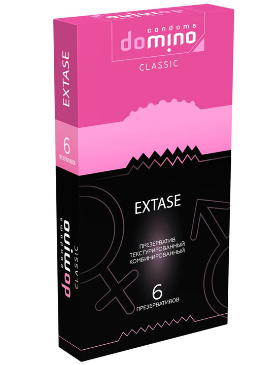 Презервативы DOMINO CLASSIC Extase, 6 шт.