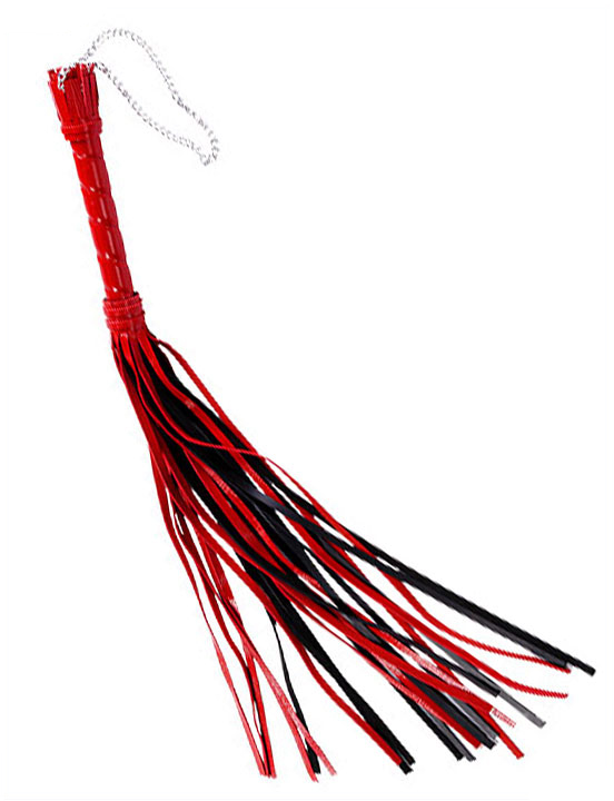 Плеть для разогрева, чёрно-красная, 650 мм