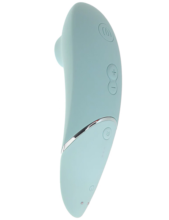 Клиторальный стимулятор Womanizer Next, серо-зелёный