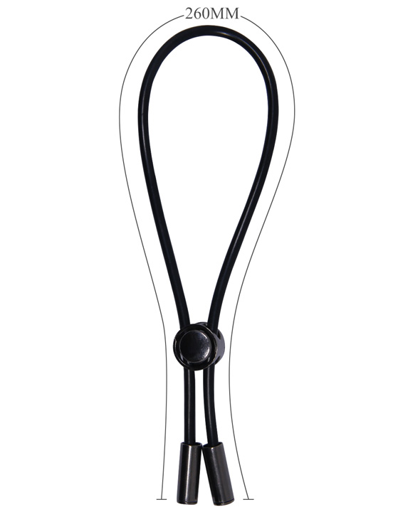 Лассо, силикон, 120 мм, чёрное