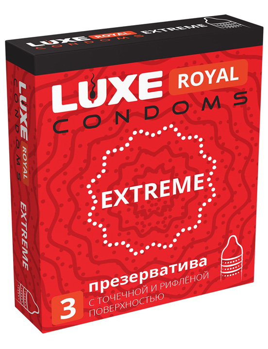 Презервативы Luxe Royal Extreme, 3 шт.