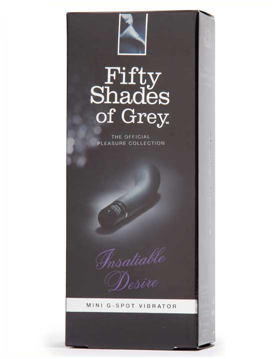Вибратор точки G Fifty Shades of Grey Insatiable Desire, силикон, чёрный