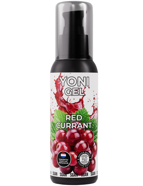 Лубрикант для орального секса SGAN YONI GEL со вкусом красной смородины, 100 мл