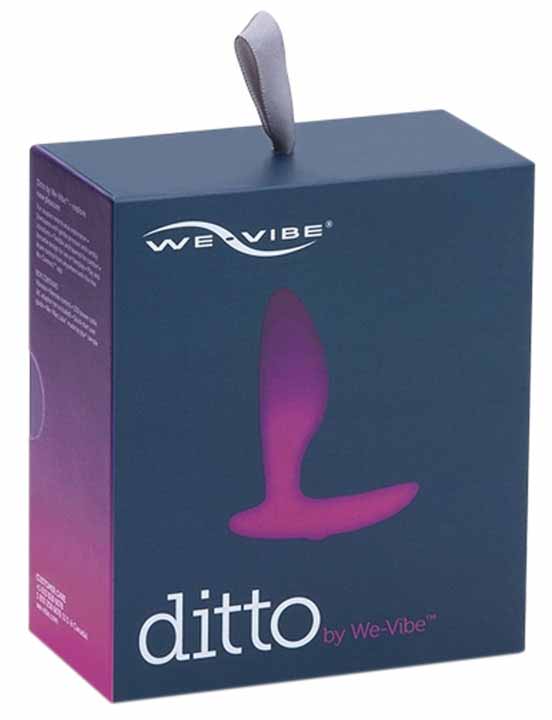 Анальная вибровтулка We-Vibe Ditto, фиолетовый, 88x32 мм