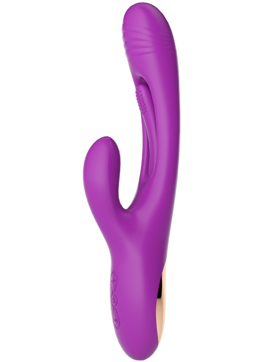 Вибратор Eroticon G-Hit точки G ударный, фиолетовый, 32x240 мм