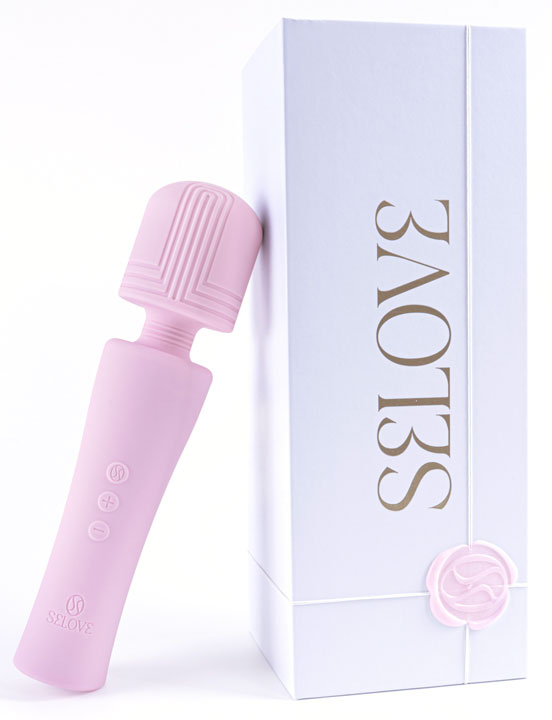 Вибратор-вонд Selove PulseWand, розовый, 48х203 мм