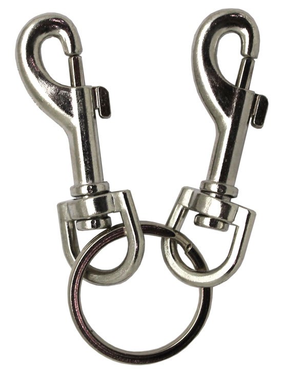 Два карабина соединённые кольцом