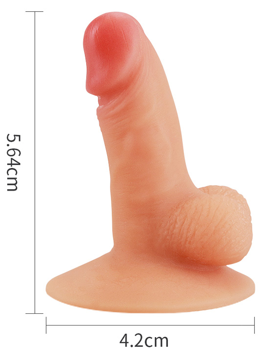 Сувенир «Пенис на присоске», телесный, 6 см