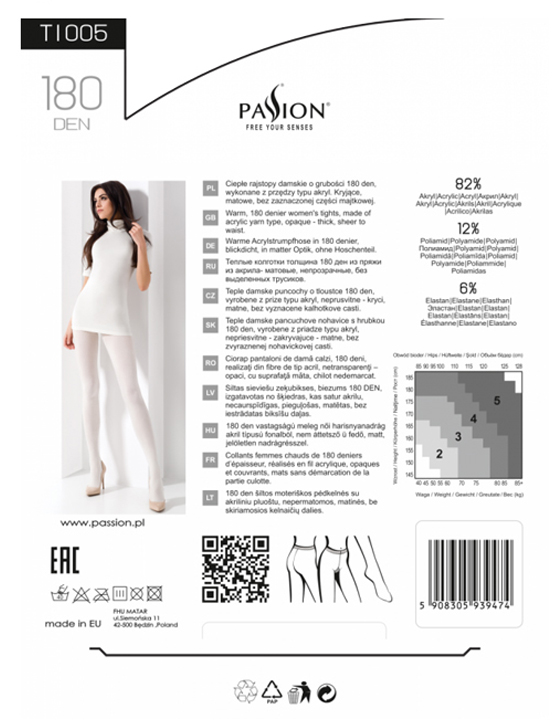 Классические колготки, 180 den, чёрные, размер 2