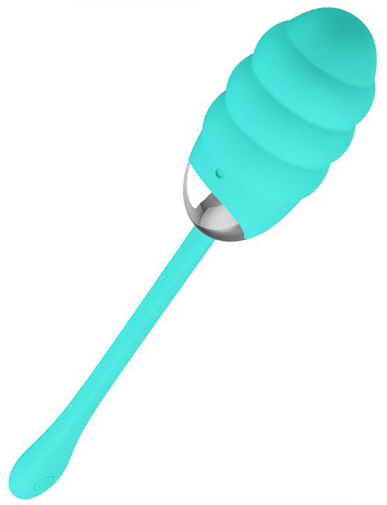 Виброяйцо Franklin, 12 видов вибрации, память, зелёное, 36 мм