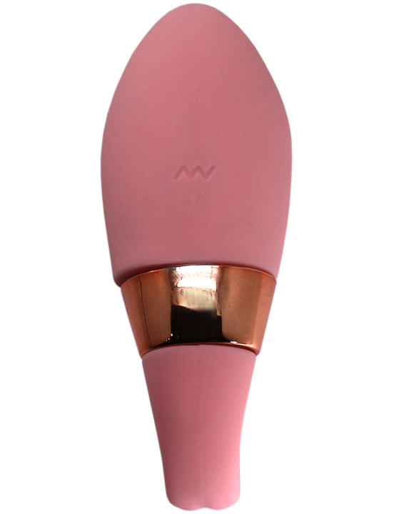Вибромассажёр для пар Alice, нежно-розовый, 30x80 мм