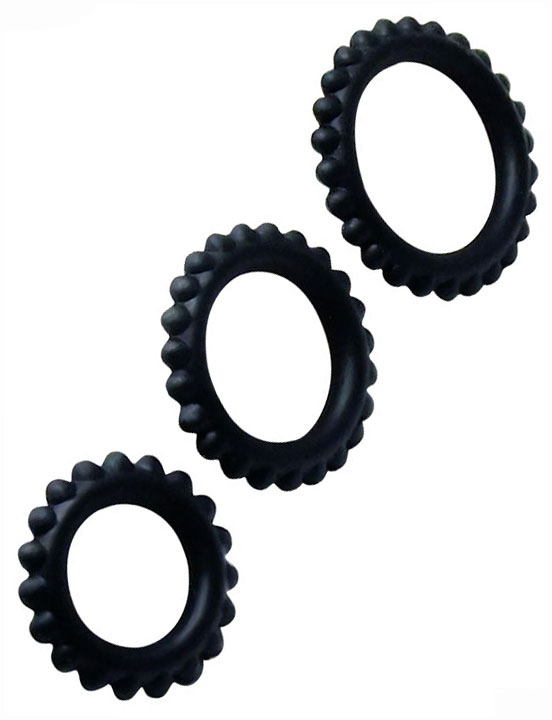 Набор эрекционных колец Titan, 33, 38, 44 мм