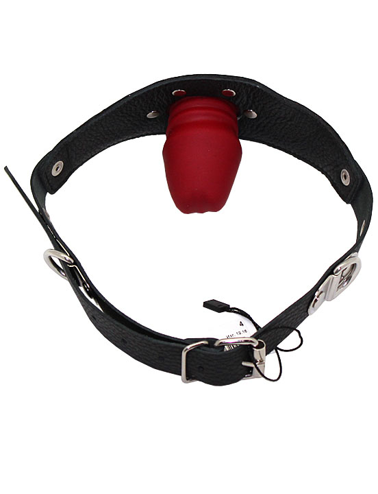 Кляп c фаллосом из натурального латекса