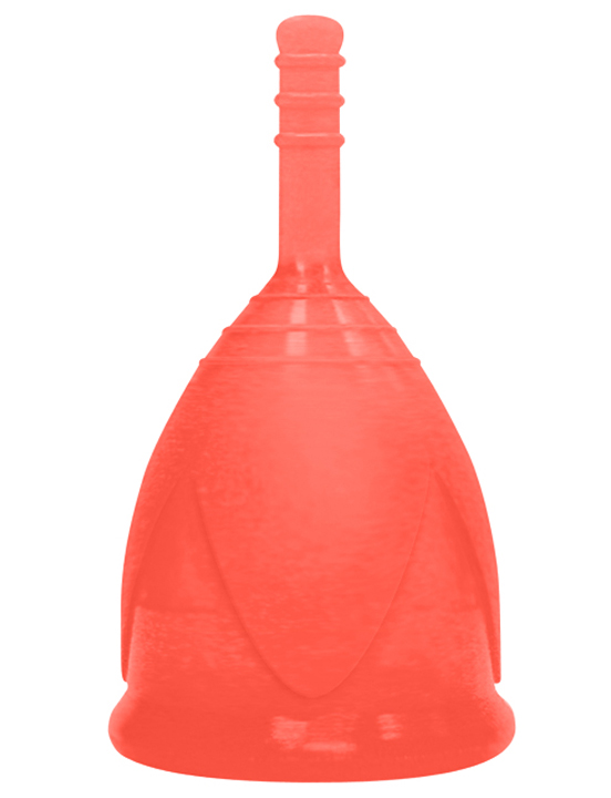Менструальная чаша красная, L, 40 мл