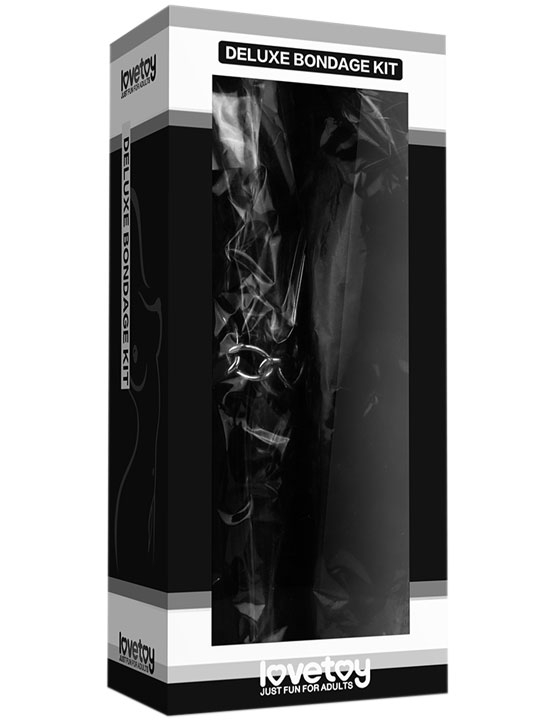 Набор БДСМ Deluxe Bondage Kit (наручники, плеть, кляп-шар)