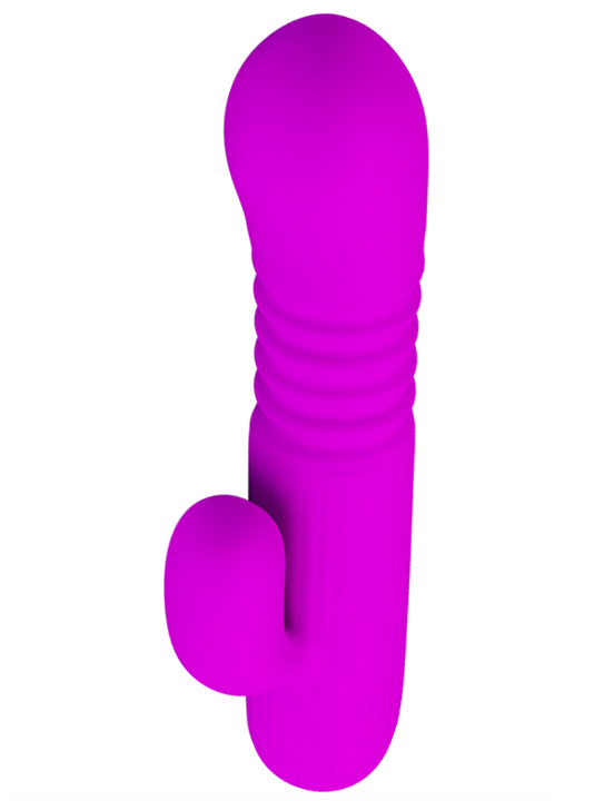 Вибратор Leopold фрикционный, 4 вида вибраций, фиолетовый, 29x155 мм