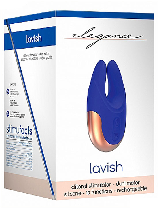 Вибратор Lavish для клиторальной стимуляции, 55х89 мм