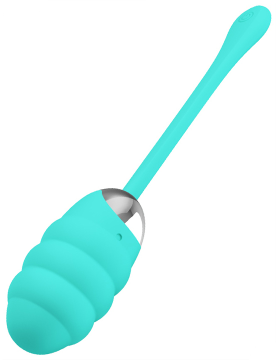 Виброяйцо Franklin, 12 видов вибрации, память, зелёное, 36 мм