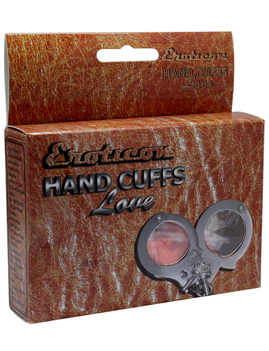 Наручники с мехом, оранжевые