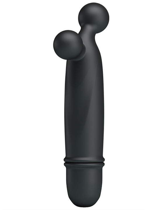 Мини-вибратор GODDARD, 10 видов вибраций, чёрный, 24x118 мм