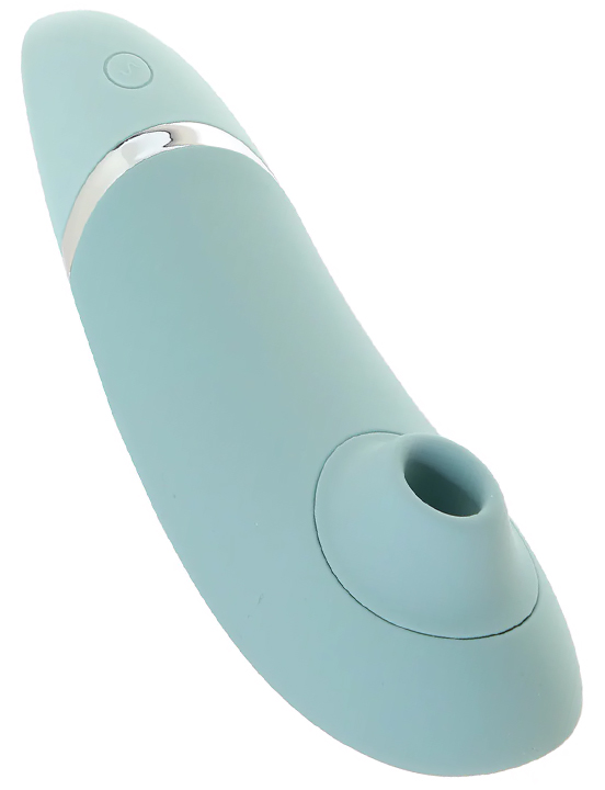 Клиторальный стимулятор Womanizer Next, серо-зелёный