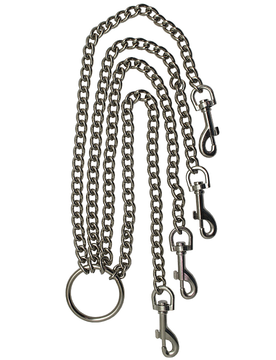 Четыре цепи на кольце с одной стороны и карабинами на другой, 350 мм