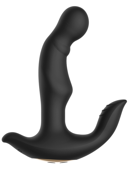 Вибратор Charles II вагинально-клиторальный, с пультом, силикон, 10 режимов, 45х165 мм