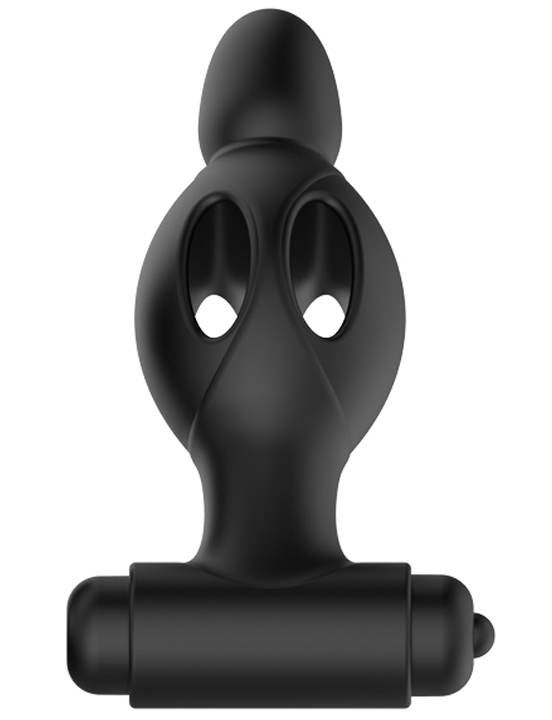 Вибропробка Mr.Play, 10 режимов, силикон, чёрная, 40x118 мм