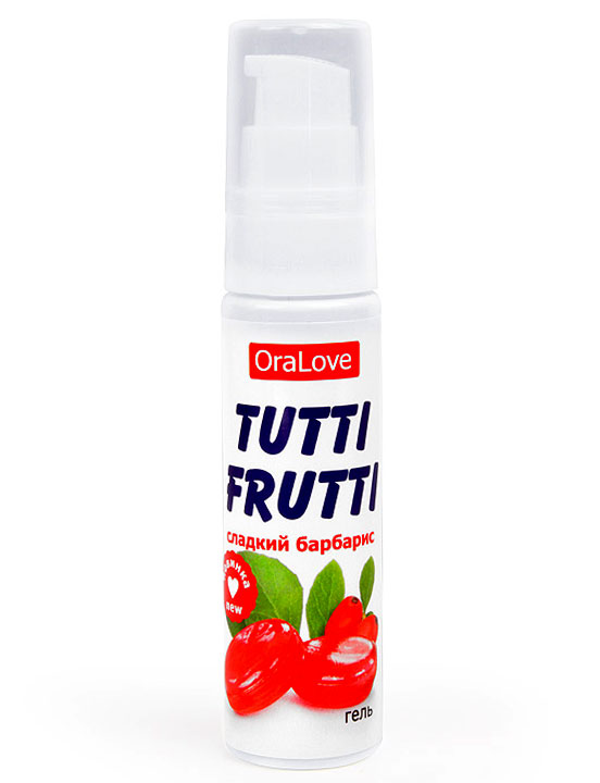 Гель-лубрикант «Tutti-Frutti Сладкий барбарис» серии OraLove, 30 г