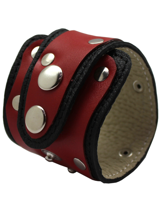 Браслет чёрно-красный «треугольник», размер универсальный