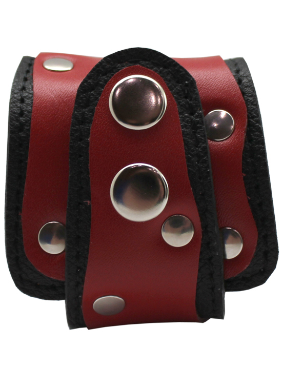 Браслет чёрно-красный «треугольник», размер универсальный