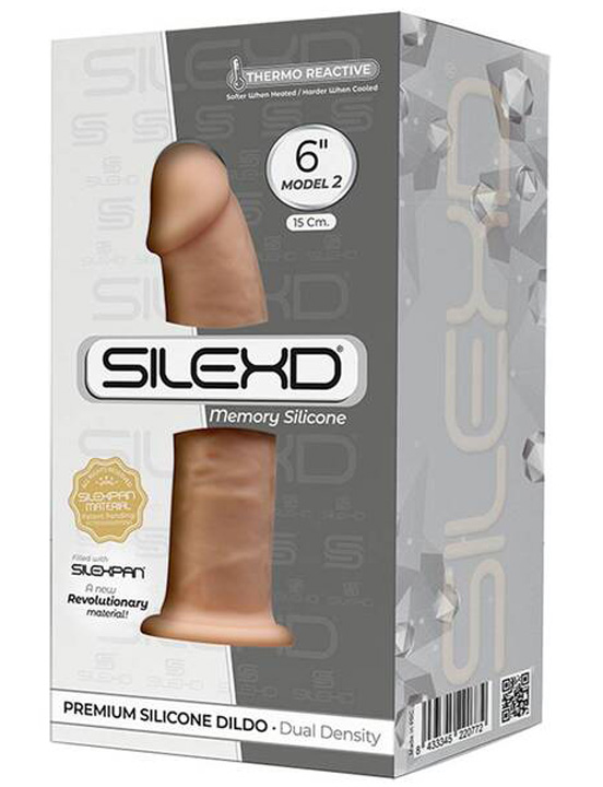 Фаллоимитатор SILEXD Model 2, телесный, 6"