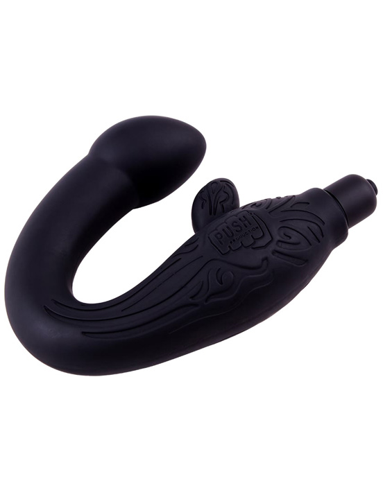 Вибромассажёр для точки G и стимуляции клитора, чёрный