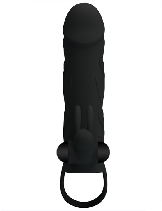 Насадка с вибрацией и дополнительной стимуляцией, 140 мм