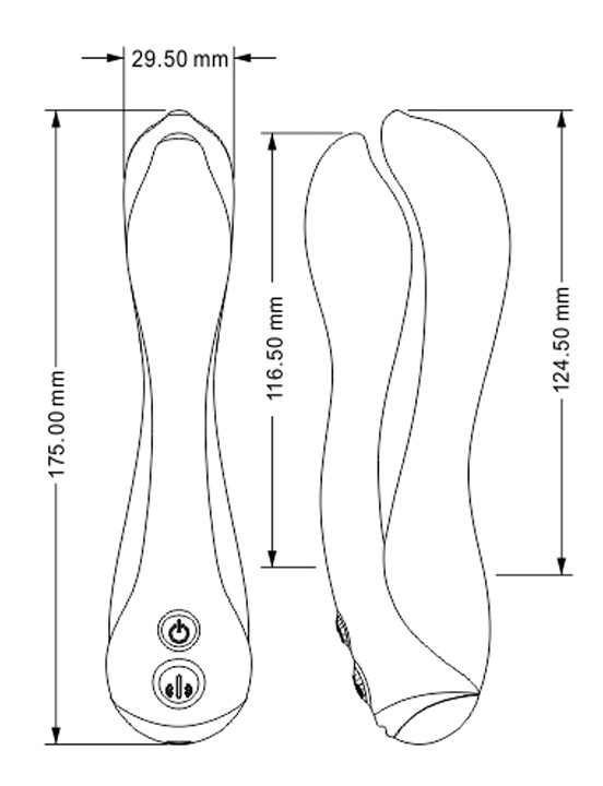 Вибратор двойной Gofinger, 2 мотора, USB, розовый
